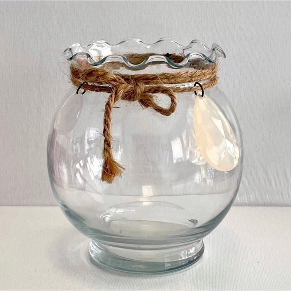Vintage Glass Vase Glass Balloon Vase Candle Holder - Picture 1 of 2